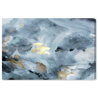 " Carried Away Amethyst Blue " Painting Print