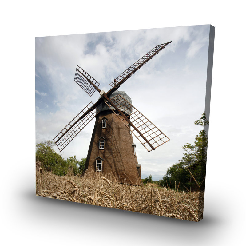 Windmill - 32"x32" art on canvas