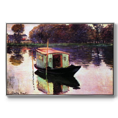 Monet, reproduction d'art encadrée sur toile par Claude Monet