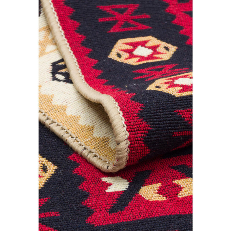 Selina Cotton Flatweave Area Rug, Rectangle 120 x 180cm