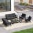 7-person Outdoor Conversation Set, Perfect For Entertaining With Included Tables-478362350-478362338-478403601