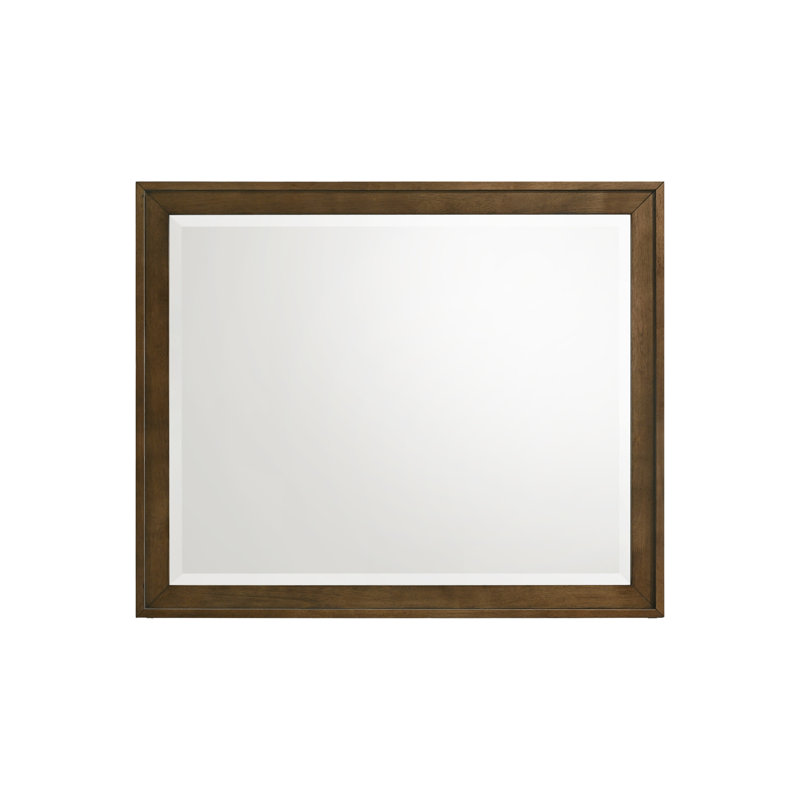 Miroir Andover en noyer, Marron foncé