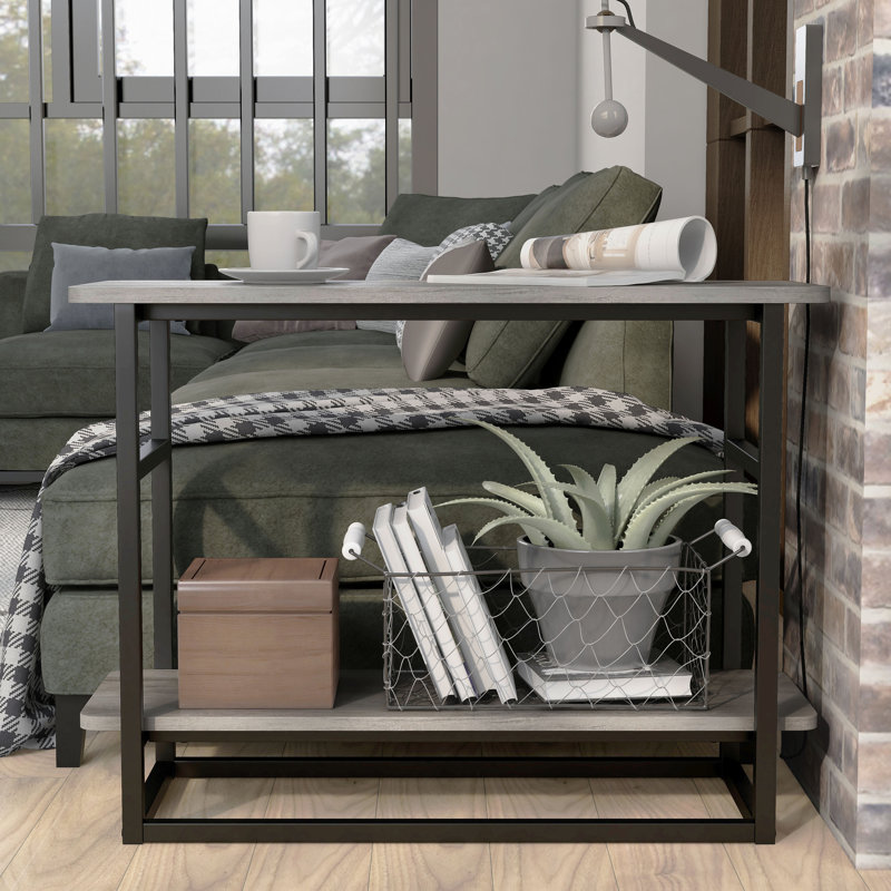 Ormiston End Table, Vintage Gray