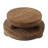 Round Wood Set Of 2 Riser Trays - 10.0" x 10.0" x 3.0"-564639290
