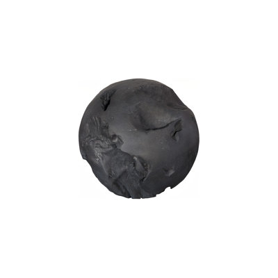 Charcoal Stone Cast Root Floor Ball