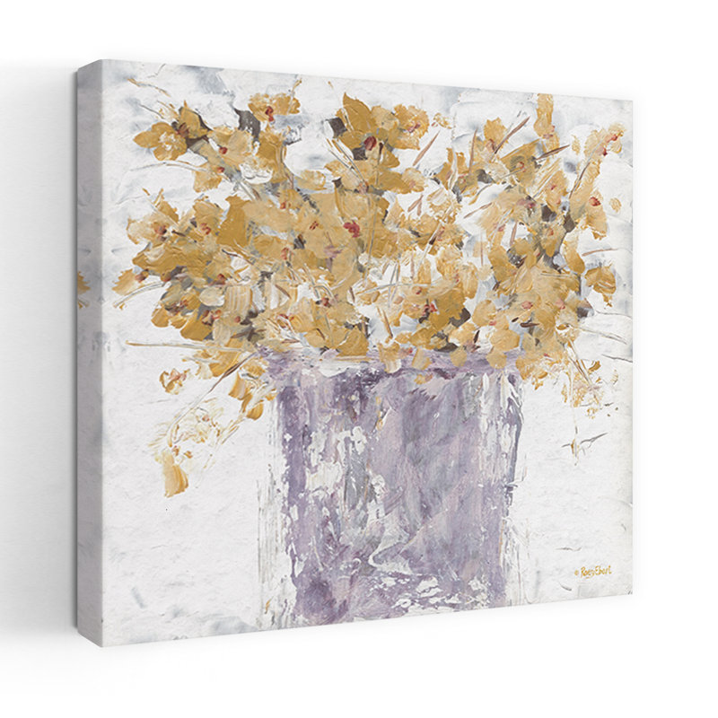 Or d'automne, art abstrait contemporain d'automne, H 18 po x l 18 po