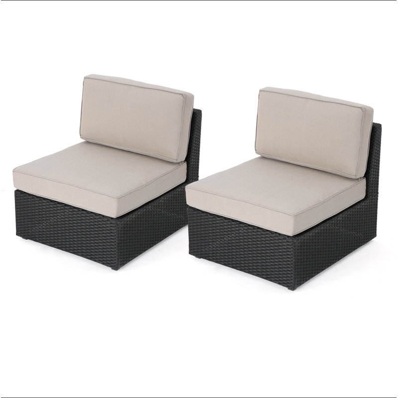 SANTA CRUZ ARMLESS CHAIR, Beige