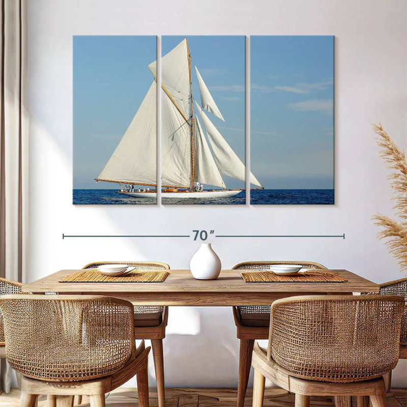 Mehar Saint Tropez Sailboat, 24" H x 38" W