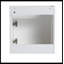 Meuble-lavabo mural 18 po avec lavabo en résine blanche et porte d'armoire à fermeture en douceur 18 po-1865138296