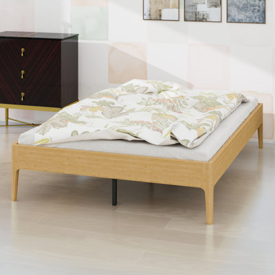 Contemporary  Platform Bed Frame with Sleek Styling