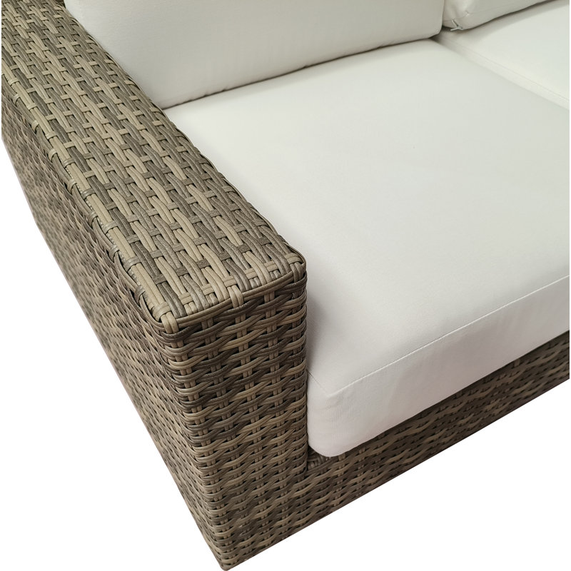 Ravinia 4-Piece Wicker Outdoor Seating Group with Sunbrella Cushions
