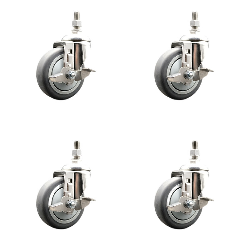 Thermoplastic Rubber Casters