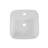 Bothwa Home Square Counter Top Wash Basin (White Finish) CUPC Certified