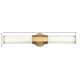 Belden Single Frosted Dimmable LED Bath Bar