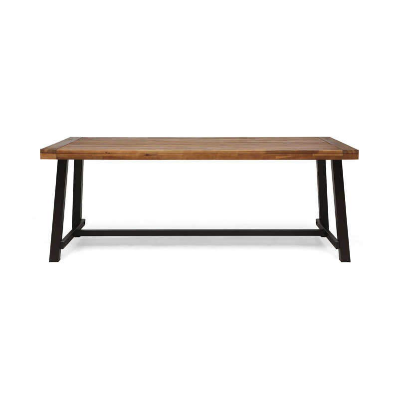 Table de salle à manger d'extérieur, Teck