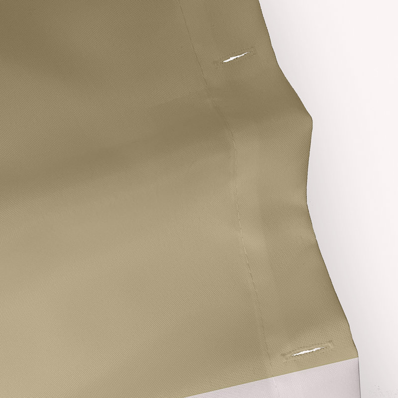 Rideau de douche simple, Taupe