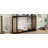 Narrow Console Table With Unique Irregular Top Design & Open Shelf-644746435