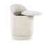 Tabouret de coiffeuse 18 po rembourré en tissu-1111297980