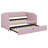 Upholstered Daybed With Pop Up Trundle-1794799534