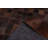 Cowhide Patchwork Brown Rug 6'1" x 6'1"