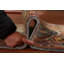 Tapis gris traditionnel en laine 2 x 3