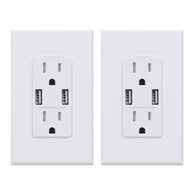 15 -Amp Standard Tamper Resistant Duplex Outlet