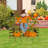 41.5"H Scarecrow In The Corn Filed Combo Yard Stake