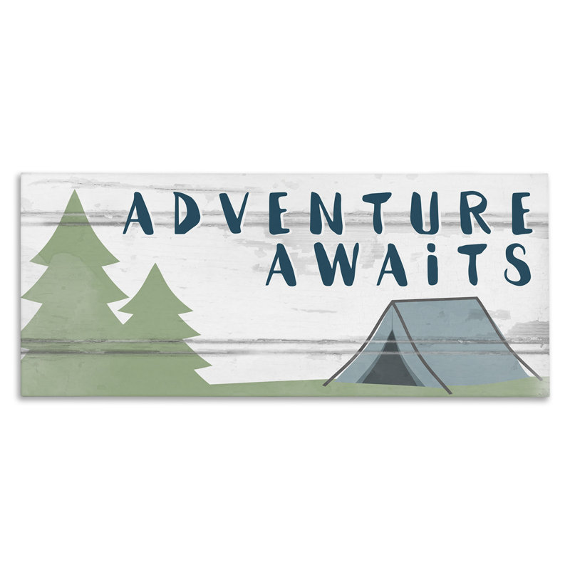 Décoration murale pour enfants Lanning Adventure, H 17 po x l 40 po