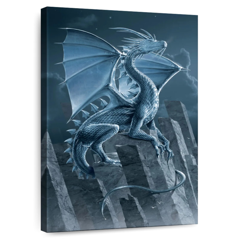Silver Dragon, 36" H x 24" W