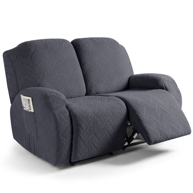 Causeuse inclinable Harriet 2 pièces Harriet, Gris foncé