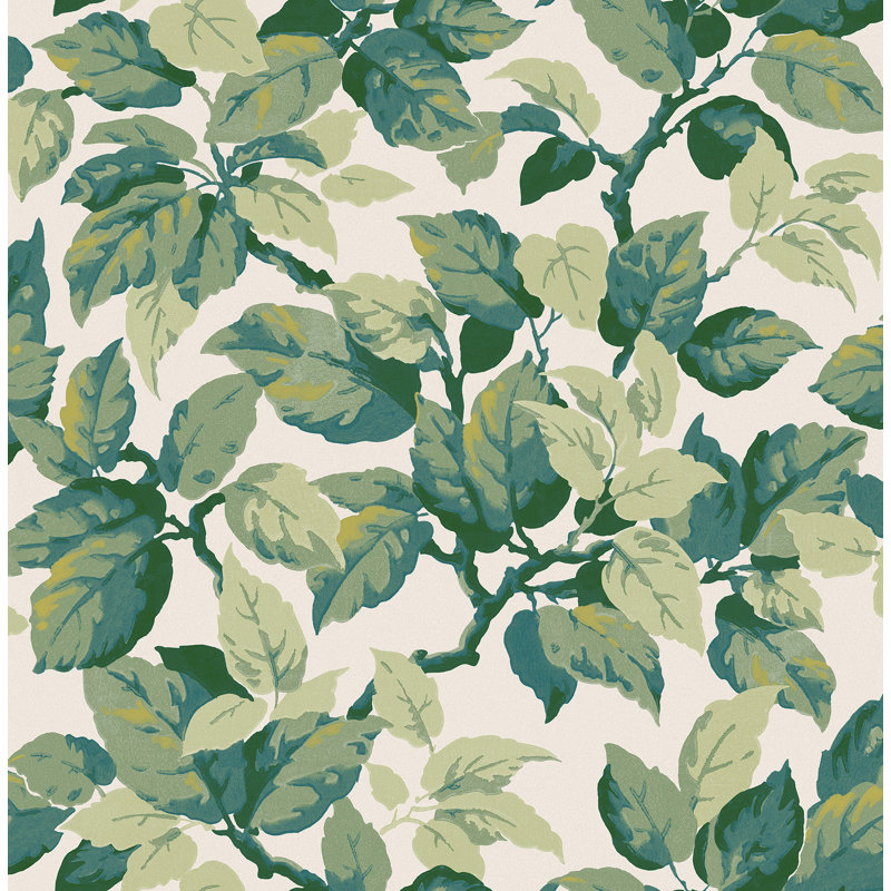 Papier peint à baldaquin, Vert