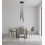 6 - Light Matte Black LED Pendant