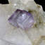 Fluorite sur quartz terminé