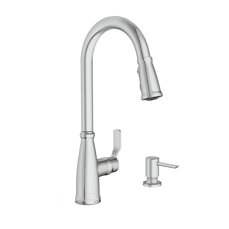 Nolia Single-Handle Pull-Down Sprayer Kitchen Faucet With Powerboost And Reflex