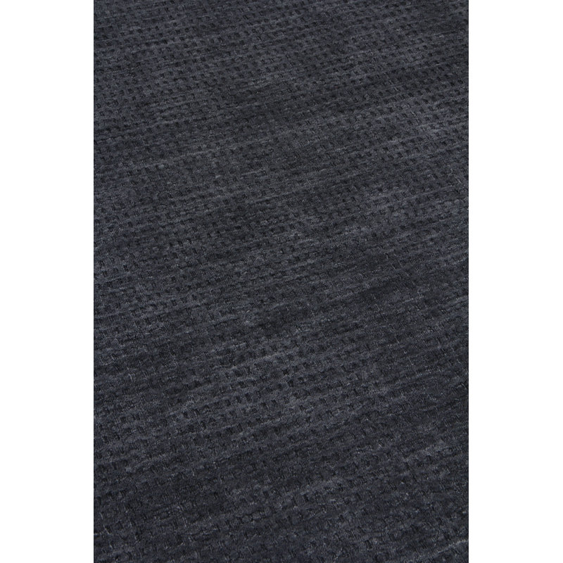Handmade Charcoal Sheepskin Rectangular 10' x 14' Rug