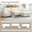 Canapé modulaire en forme de L de 110 po, repose-pieds mobile-1250648004