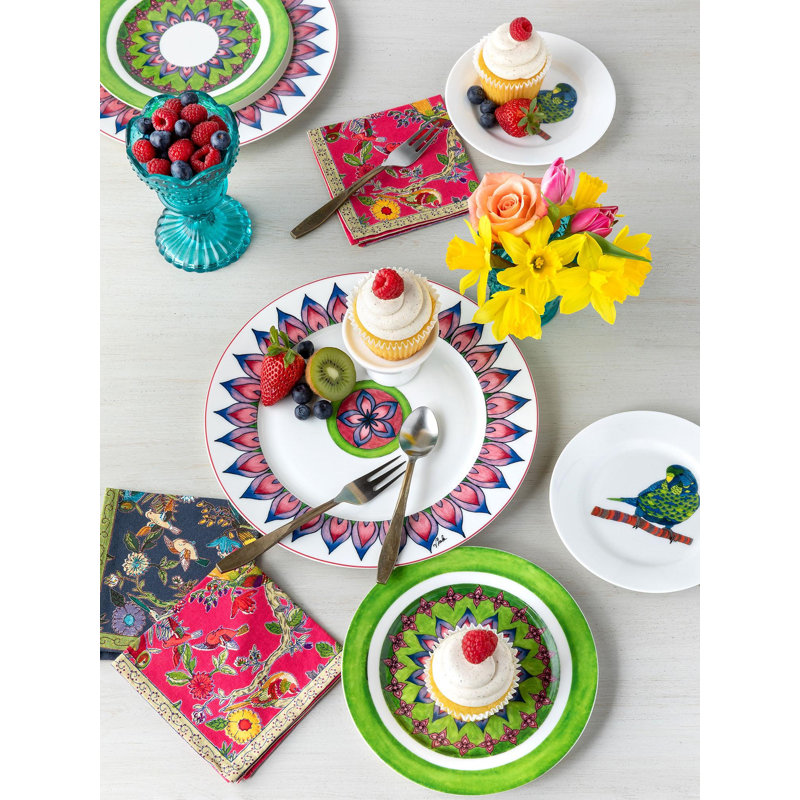 Calypso Porcelain Salad/Dessert Plate