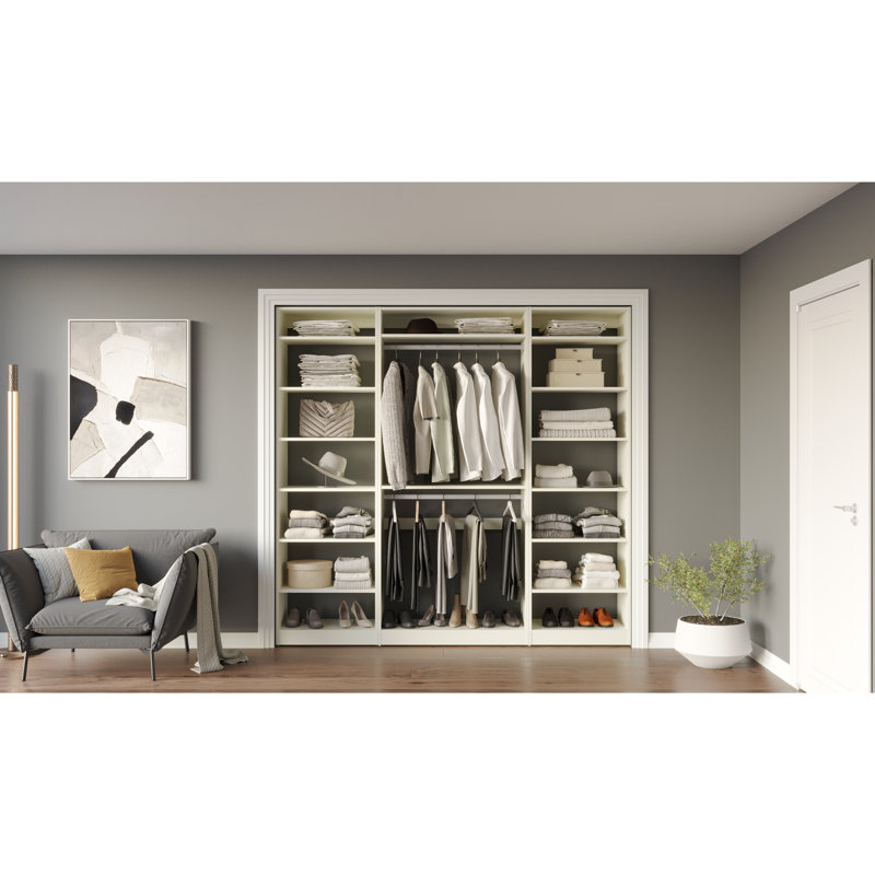 Ensembles de rangement pour système de placard, Blanc