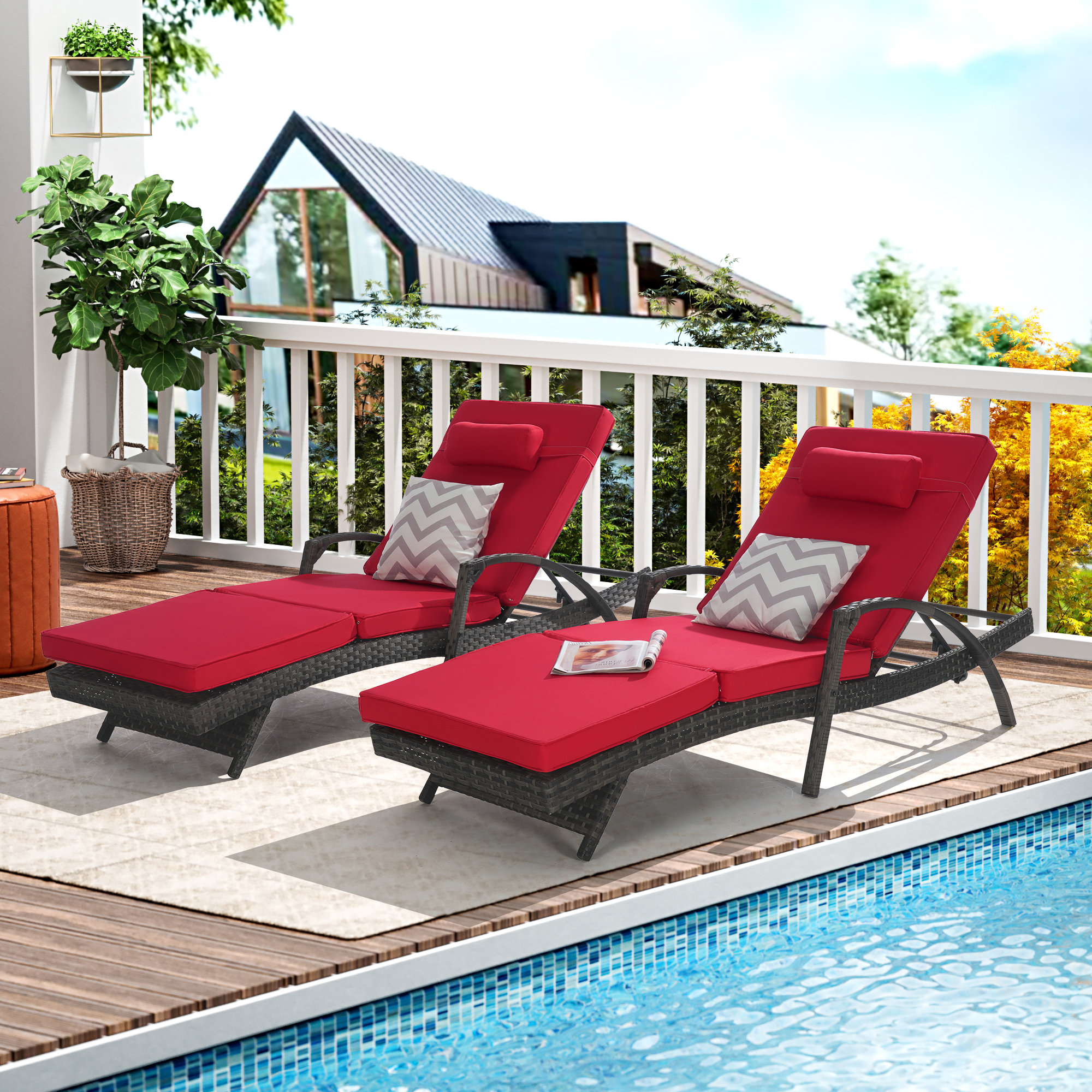 Tanning Chair Beach Chairs Home Depot Deck Chairs BOZTIY Patio