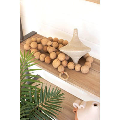  Natural Dried Gourd Garland Rustic Home Accent 6" H