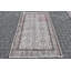 Tapis turc rétro fait à la main avec motif Oushak idéal comme tapis décoratif brun