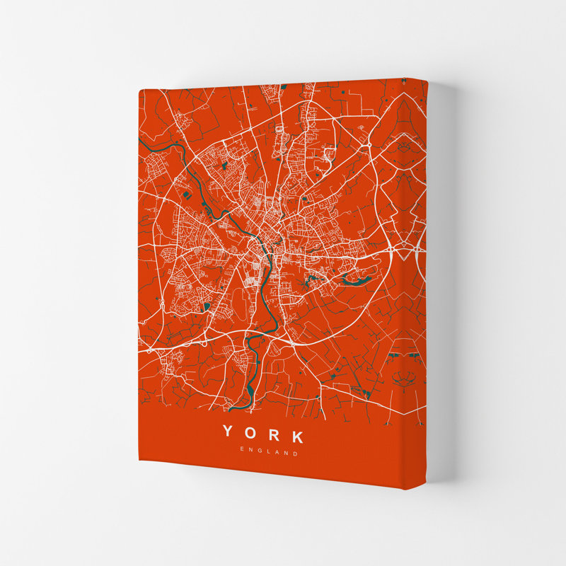 York I - Print, Wrapped Canvas, 84cm H x 59.4cm W x 4cm D