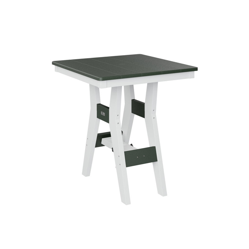 Table de bout carrée 28 po Bulger, H 35,5 po x l 28 po x P 28 po, Noir