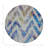 Chevron Coast Vegan Leather Round Coasters-119015022