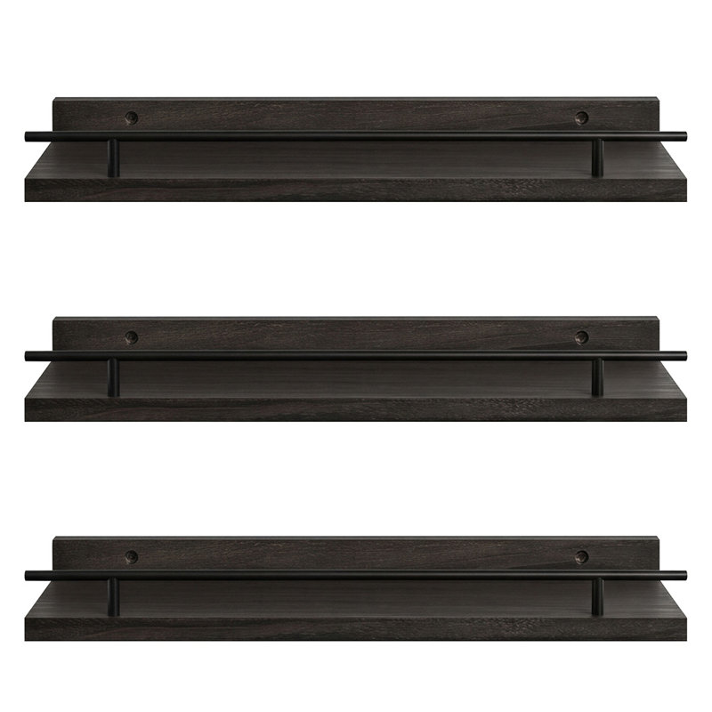 Solid Wood, Paulownia Wood Floating Shelf