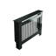 Cache-radiateur en MDF anthracite avec finition laquée à base d'eau pour radiateurs plinthes et muraux