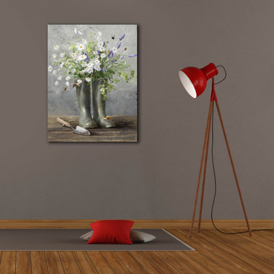Red Barrel Studio 'Cottage Gardening 1' by Danhui Nai Canvas Wall Art