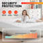 Protège-matelas chauffant très grand blanc