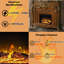 Picardy 59" Fireplace, Honey Oak Finish-696943995