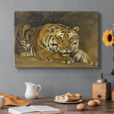 A Tiger-John Collier-Gallery Wrapped Canvas-1885
